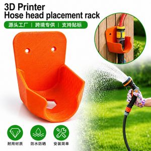 Support mural moderne et minimaliste en PLA imprimé en 3D pour tête de tuyau d'arrosage, support de rangement pour buse de tuyau de jardin - Product Image 5