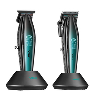 Tondeuse à cheveux professionnelle VGR V-270 avec lame en céramique, moteur 9000 tr/min, sans fil, pour stylistes et barbiers