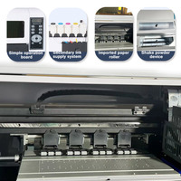 Okai mesin cetak Dtf I3200 2 kepala, lebar cetak 60cm, Printer Dtf dua kepala