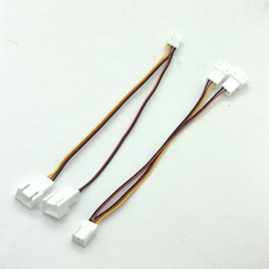 PWM Verlengkabel Moederbord CPU 4-pins ventilator 1 naar 2 adapterkabel computerkast 4-pins platte lintkabels connectoren - Product Image 3