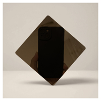 Panneau de plafond en acier inoxydable miroir personnalisé M21 pour plafond de cabine de monte-escalier