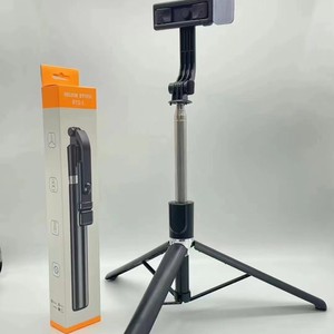 Perche à <span class=keywords><strong>selfie</strong></span> R1-L R1S-L de 1,7 mètre, accessoire d'éclairage pour téléphone portable pour prendre des photos, mini trépied télescopique pliable avec fonction de retardateur - Product Image 6