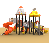 Équipement de terrain de jeux extérieur commercial pour enfants, toboggan transparent en tube pour maternelle, école, parc, communauté, OEM ODM