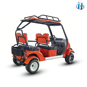 Voiture de golf électrique tout-terrain HLD Sand Beach 1500W 60V 4 places avec toit, véhicule de patrouille extérieur à 4 roues - Product Image 4