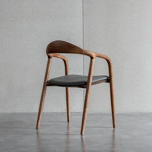<span class=keywords><strong>Chaise</strong></span> de <span class=keywords><strong>salle</strong></span> <span class=keywords><strong>à</strong></span> <span class=keywords><strong>manger</strong></span> personnalisée style occidental JP <span class=keywords><strong>en</strong></span> <span class=keywords><strong>cuir</strong></span> et bois massif avec accoudoir Kennedy pour restaurant - Product Image 2