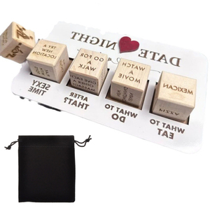 Dattero notte Kit di dadi romantico <span class=keywords><strong>cosa</strong></span> fare data notte per gli amanti del giorno giorno festa di notte dadi giocattolo anniversario regalo di san valentino - Product Image 5