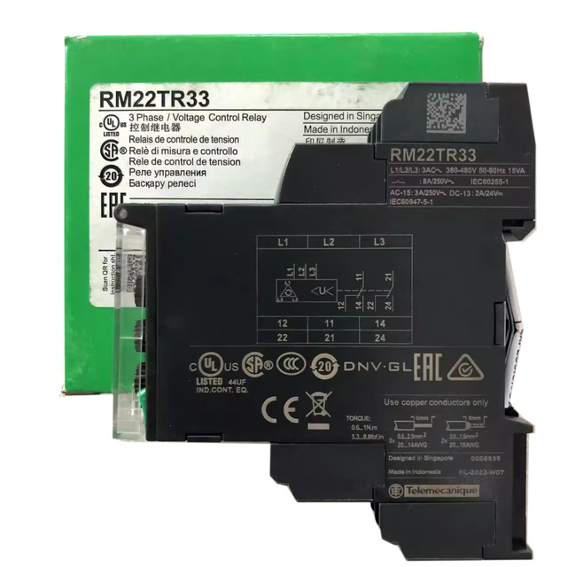RM22TR33 RM22 Phase Sequence Monitoring Relay New Original Warranty Professional Institutions Can Be Provided for Testing
