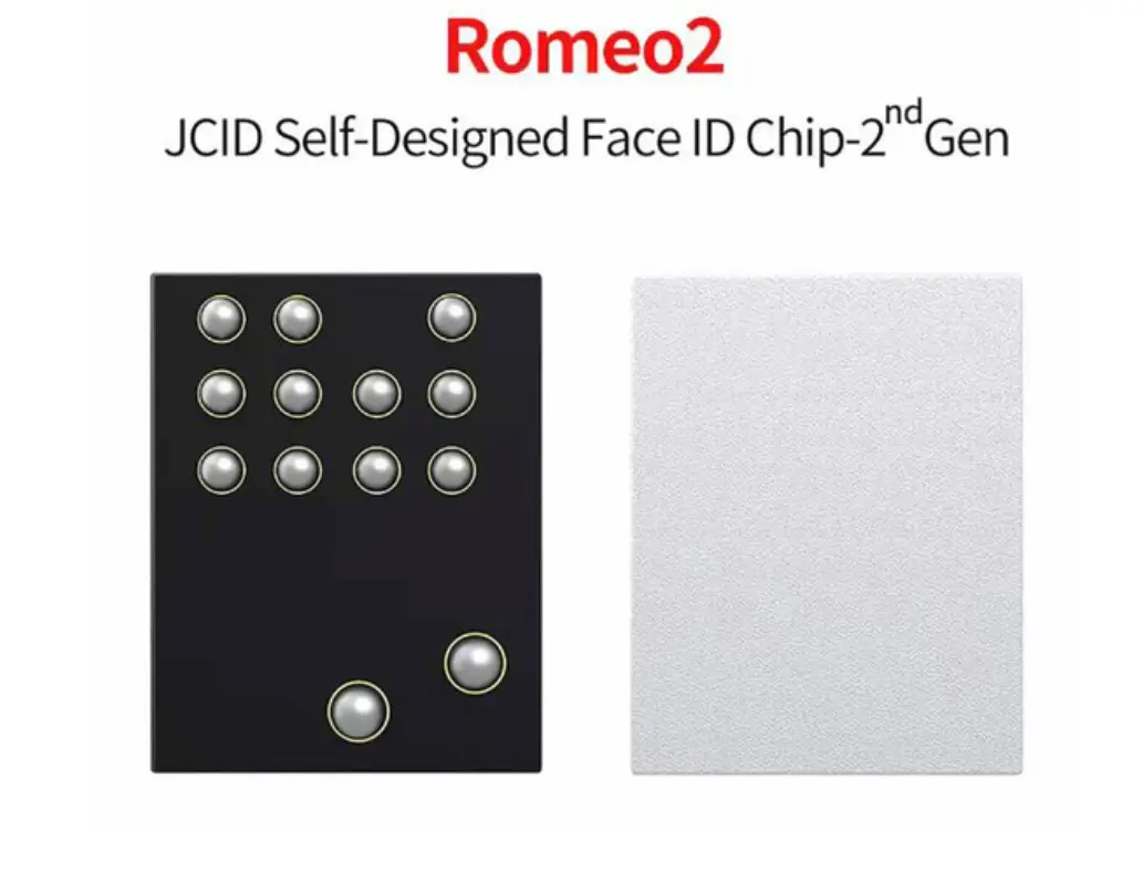 Romeo2 Rameo 2 JC Dot Projector Chip 2nd Gen Romeo2 per iPhone X-12PM per iPad Pro 3/4/5 Face ID Repair Original