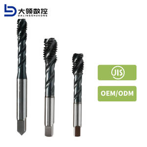Tarauds et filières en acier inoxydable 304 revêtus de HSSE-PM DL OEM JIS, <span class=keywords><strong>taraud</strong></span> spiralé M12 avec coupe multidirectionnelle, garantie 1 an - Product Image 1
