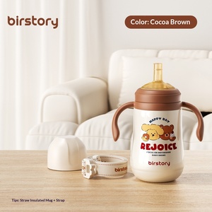 <span class=keywords><strong>Biberon</strong></span> isotherme pour nourrissons, tasse à paille pour enfants, en PC, motif dessin animé, portable, anti-étouffement, pour bébés de petite taille, pour l'extérieur - Product Image 6