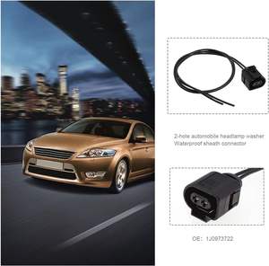 Scheinwerfer kabelbaum Kabel buchse 2-poliger Draht 0,50mm-1,50mm Kompatibel mit VW Kompatibel mit Audi - Product Image 2