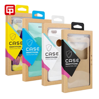 Boîte d'emballage rigide imprimée personnalisée pour accessoires de téléphone portable avec des matériaux recyclés Forme personnalisée et emballage plat
