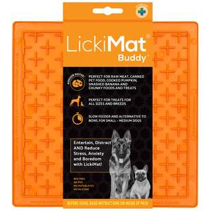 <span class=keywords><strong>LickiMat</strong></span> Mangeoire lente pour chiens réducteur d'ennui et d'anxiété pour friandises alimentaires yaourt ou beurre d'arachide Alternative Slow Feed Dog Bowl - Product Image 2