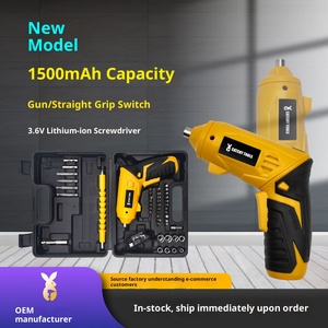 ไขควงไฟฟ้าไร้สาย1500mAh แบตเตอรี่ลิเธียม3.6V ชุดเครื่องมือสว่านขนาดเล็กสำหรับ DIY สำหรับใช้ในครัวเรือน - Product Image 2