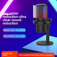 Enregistrement en Studio professionnel Microphone à condensateur USB Interview Broadcast Podcast Gaming Live Streaming Microphone de bureau