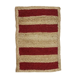 New Arrival: Standard-Grade Brown and <b>White</b> Knitted Jute Bedroom Floor Mats for Sale by Exporters Made in Bangladesh - Product Image 4