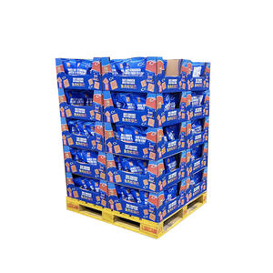 Estante de exhibición de supermercado, bandeja apilable de cartón, soporte de exhibición para botellas de agua, jugos de frutas, PDQ, promociones de exhibición - Product Image 6