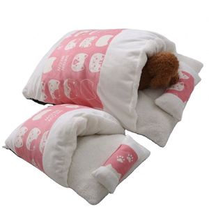 Camas para Gatos de Felpa Suave y Cálida a Precio de Fábrica, con Colchoneta Extraíble y Lavable, Bolsa de Dormir para Gatos - Product Image 4