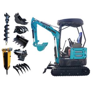 Mini-excavatrice LUGONG LZ20 prête à l'emploi pour la <span class=keywords><strong>location</strong></span>, à valeur de revente élevée, avec châssis robuste et commandes intuitives - Product Image 1