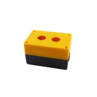 Boîte de commutation à bouton-poussoir de commande d'arrêt d'urgence, ascenseur étanche à deux trous de 22mm BX2
