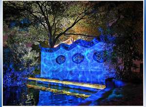 Projecteur de sol LED TMUT 40W en alliage d'aluminium IP65 étanche 8500K avec effet vague d'eau - Product Image 5