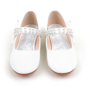 <span class=keywords><strong>Scarpe</strong></span> da ballo per bambine, <span class=keywords><strong>scarpe</strong></span> Mary Jane bianche da principessa con fiocco e perle, novità 2026, per la <span class=keywords><strong>danza</strong></span>, <span class=keywords><strong>scarpe</strong></span> con tacco per bambini - Product Image 6