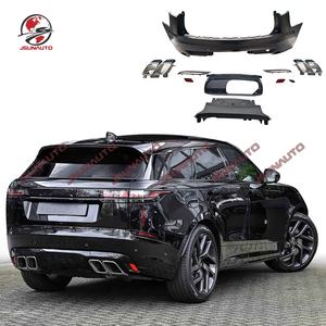 Pare-chocs de voiture L560 <span class=keywords><strong>Velar</strong></span> 2020 Conversion Refit <span class=keywords><strong>SVA</strong></span> Style Pare-chocs avant arrière Embouts d'échappement Partie pour Land Rover <span class=keywords><strong>Velar</strong></span> <span class=keywords><strong>SVA</strong></span> Body Kit - Product Image 1