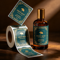 Étiquettes personnalisées imprimées pour bouteilles de cosmétiques de soins personnels, autocollants personnalisés adhésifs