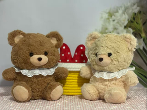Assis dans la douceur, <span class=keywords><strong>ils</strong></span> ont formé un duo de petits ours doux. - Product Image 5