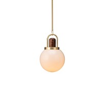 Lampe en verre ronde moderne, lustre en verre soufflé pour salon