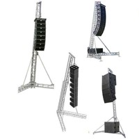 Sistema de torre elevadora de aluminio para altavoces line array, estructura de armazón de aleación para eventos