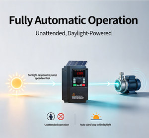 มอเตอร์ปั๊มน้ำพลังงานแสงอาทิตย์ VFD 55kw 75kw 3 เฟส 380V ประสิทธิภาพสูง ระบบออฟกริด พร้อม MPPT IP20 สำหรับปั๊มน้ำและคอมเพรสเซอร์ - Product Image 5