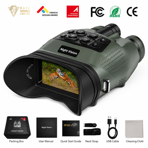 สินค้ามาใหม่ Z9801 กล้องส่องกลางคืนอินฟราเรดดิจิตอลระยะไกล 600 เมตร ความละเอียด 1080P สำหรับสภาพมืดสนิท หน้าจอขนาดใหญ่ 3 นิ้ว - Product Image 1