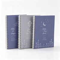 Carnet de notes spirale A5 avec couverture en PP, 60 pages, impression de logo UV