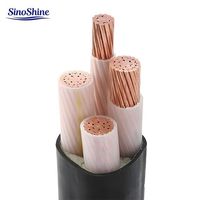 Cable de Alimentación de Bajo Voltaje de Cobre SinoShine de China para Construcción Industrial, Aislamiento XLPE, Revestimiento de PVC, Venta al por Mayor