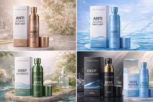 Suero Facial Reparador Diario ODM/OEM con Ginseng, Vitamina C, Ácido Hialurónico y AHA, Hidratante, Reafirmante y Suavizante - Product Image 2