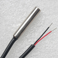 Sensor NTC Analógico de 100k con Montaje para Soldadura, Precisión del 1%, Conectores XH/YH/VH, Cables de PVC/Silicona/TPE