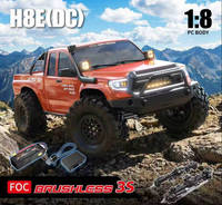 Camionnette RC professionnelle de qualité hobby H8E 1:8, grand modèle FOC Brushless 4x4 Crawler RTR, prêt à rouler, modèle de voiture de loisir 2026 NOUVEAU