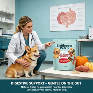 Oferta Especial: Premios de Tocino Premium para Perros, Personalizados OEM, Suaves, Masticables y Crujientes, para Entrenamiento y Salud Digestiva, 300g, Sin Granos - Product Image 6