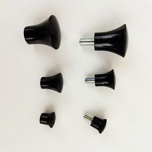 Bakelite Mushroom Handle Black Flared Knob Machine <b>Tool</b> Accessory National Standard Size - Product Image 1