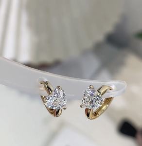 เครื่องประดับสั่งทำพิเศษ ทองแท้ 9k 10k 14k 18k ทองคำขาว ทองคำชมพู ทองคำเหลือง ประดับเพชร/พลอยจากห้องปฏิบัติการ ผลิตจากโรงงาน - Product Image 1