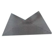 Écran LED triangulaire ALSON LED P5, pas de pixel de 5 mm, taille du module 1/2 370x370 mm