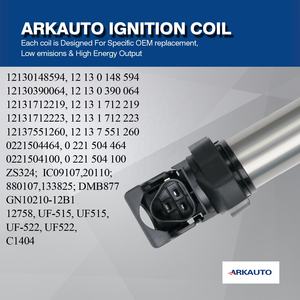 Paquete de bobina de encendido ARKAUTO 12131712219 UF522 para <span class=keywords><strong>BMW</strong></span> 3 5 7 X5 X3 Z3 Z4 2,5 3,<span class=keywords><strong>0</strong></span> 4,4 E39 E46 E60 E92 E66 E53 E83 E85 N46 N43 N46 - Product Image 4