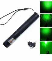 Puissant vert 303 vue Focus torche stylo Laser pointeur Rechargeable lumière LED torche Laser avec verrouillage de sécurité