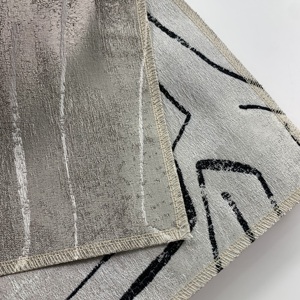 Boyue Snake 4 Beige Gray Abstract Line Polyester Blackout Electric High Shading Modern <strong>Curtains</strong> Natural Drape Texture Hand Drawn - Product Image 4