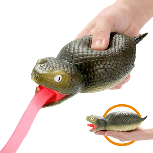 Juguete de Serpiente de Goma Realista con Lengua Retráctil y Sonido, Juguete Interactivo para Niños de 5 a 7 Años - Product Image 4