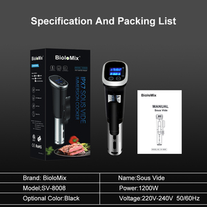 Prix de gros BioloMix Appareil de cuisson sous vide 12L 1200W Contrôle numérique de la minuterie Portable Ménage Basse température - Product Image 6