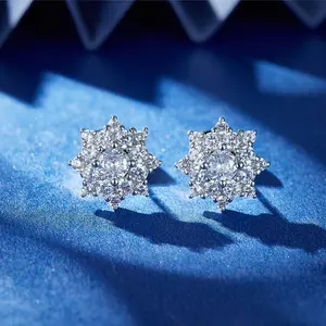 New Trending Fashion Jewelry Stud Earrings Flower Niche Sunflower Earrings