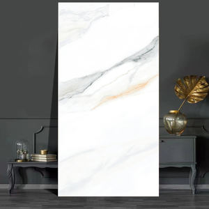 Dalle émaillée polie en porcelaine blanche Calacatta Gold Vein Stone Grand format 120x240 <span class=keywords><strong>Plaque</strong></span> de roche murale Carrelage de sol en <span class=keywords><strong>marbre</strong></span> - Product Image 4