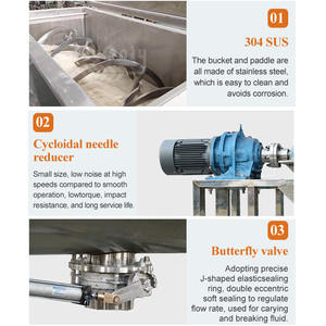 MY <span class=keywords><strong>Auger</strong></span> mesin pencampur bubuk kering, Blender pita Stainless Steel kapasitas 1000kg - Product Image 3